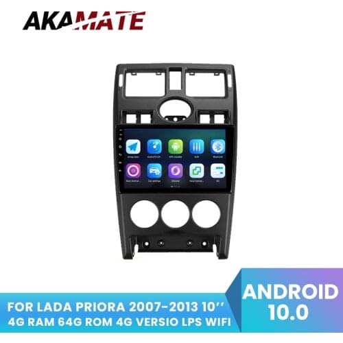 2din Car Radio HD Multimedia Video player Android 10.0 2G 32G ROM Carplay Bluetooth GPS FM Car Streo For Lada Priora 2007 2013