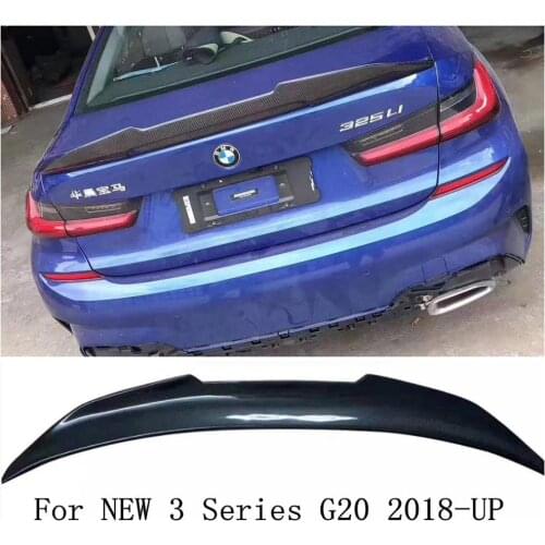 JINGHANG Carbon Fiber Car Rear Wing Trunk Lip Spoilers For NEW 3 Series G20 320i 320D 2018 2019 2020