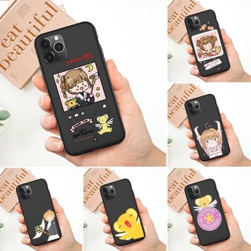 Cute cartoon Cardcaptor Sakura Phone Case for iphone 12 pro max mini 11 pro XS MAX 8 7 6 6S Plus X 5S SE 2020 XR case