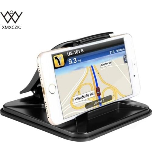 Phone Holder Universal Dashboard Mounts Silicone Non-Slip Washable GPS Holder Car Cradles for iPhone X 8 7 6 Mobile Phone Stand