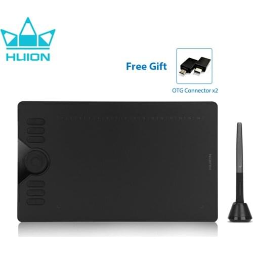 Huion Newest HS610 Graphic Tablet Android Support digital drawing tablet with Battery-free stylus for Android Windows macOS