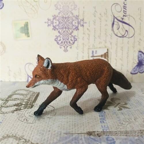 Small pvc figure models toy fox