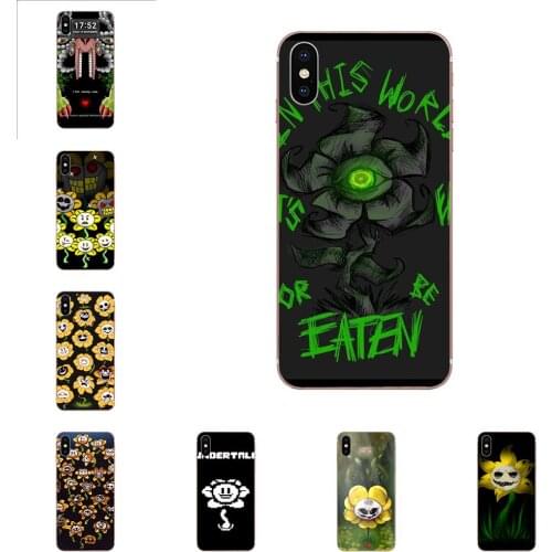 For Xiaomi Mi A1 A2 A3 CC9 CC9E 9T mi10 mi9 mi8 pro lite SE Soft Cover Case Design Cool Game Undertale Flowey