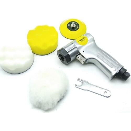 New 4pcs/set High Quality 3 Inches Air Sander Pneumatic Polishing Machine Paint Air Sander Polisher Tool