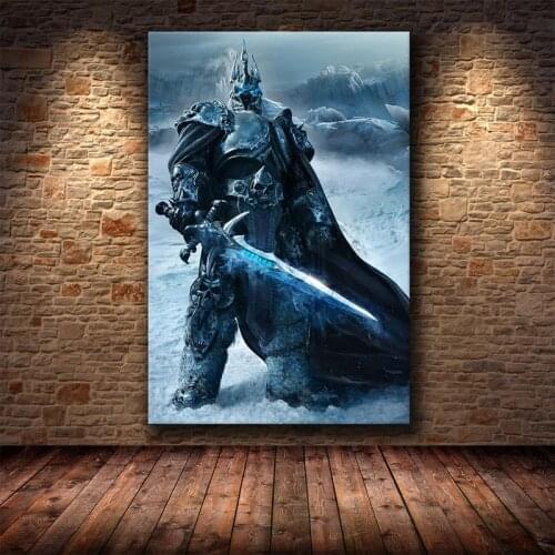 The Poster Decoration Painting of World of Warcraft 8.0 Map on HD Canvas Canvas Painting Wall Art Canvas Cuadros Decor