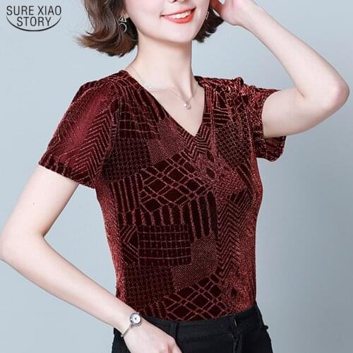 Casual Short Sleeve Elastic Ladies Tops 2021 Summer Plaid Striped Women T-shirt Fashion Thin T-shirts Female Clothing 14084