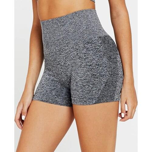 FIKI Yoga Shorts Women High Waist Sports Shorts Fitness Gym Workout Running Training Butt Lifting Leggings