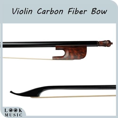 Baroque Style Violin Bow Snakewood Full Size 4/4 Carbon Fiber Bow For Violin lovers