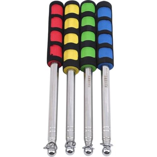 1.2m Flagpoles Telescoping Telescopic Flag Pole For Teaching Pointer Tour Guide Banner Flagstaff Stainless Steel Flagpoles