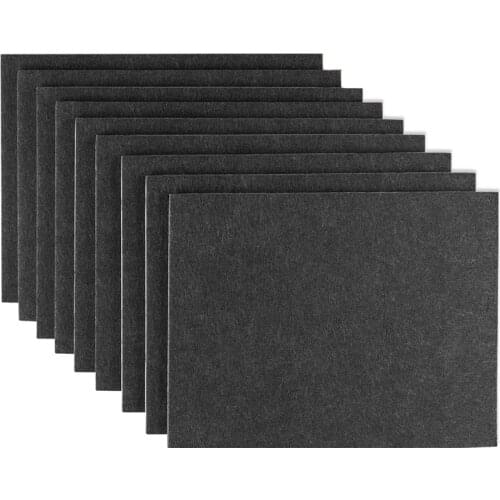 TOP 9 Pieces 8 inch x 6 inch x 1/5 inch Furniture Felt Pads Self Adhesive, Cuttable Felt Chair Pads, Anti Scratch Floor