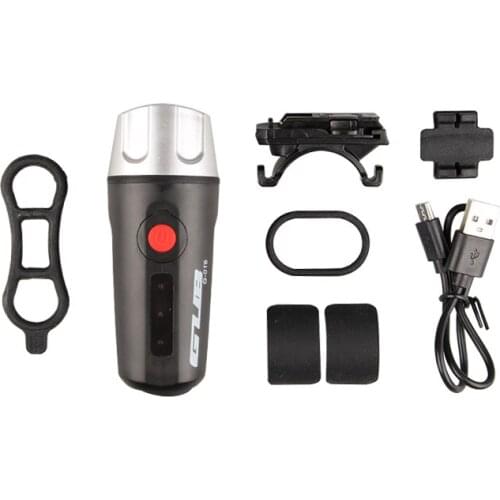 GUB MTB Bicycle Combination Lamp Front Light USB Rechargeable High Power LED Head Lamp Handlebar Lighting Lantern Bike Cycling