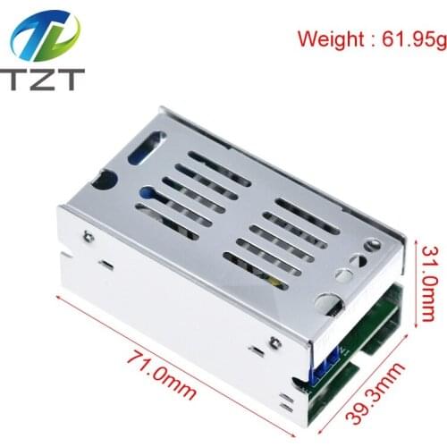 200W MAX DC-DC Boost Converter 6V-55V 10A Adjustable Step Up Voltage Charger Power Supply Module With Aluminum Shell Case Box