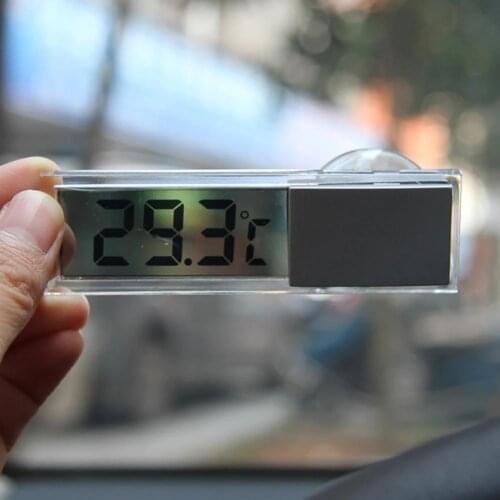 Car Electronic Clock Liquid Crystal Display LCD Car Timer Digital Clock with suction cup hot selling Home Decorations Hot Sale