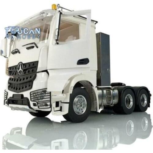 1/14 LESU RC Tractor Truck Metal 6*6 Chassis Hercul Cabin Servos Motor THZH0795-SMT4