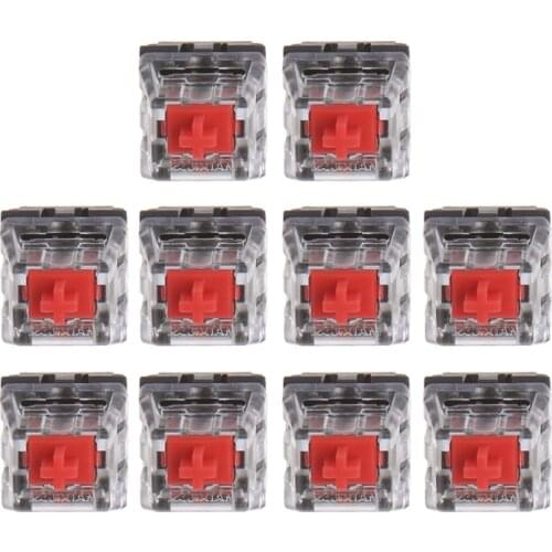 10Pcs 3 Pin Mechanical Keyboard Switch RED for Cherry MX Keyboard Tester Kit