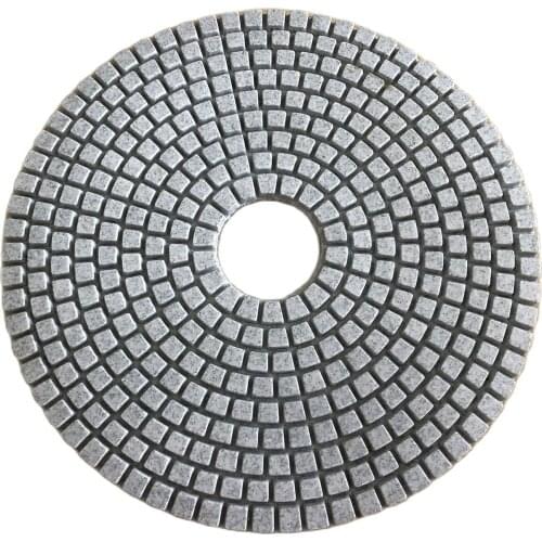 3PCS/Set 6inch 150mm Wet Polishing Pad Sharp Type Flexible Diamond Polishing Pad For Granite Marble Stone Sanding Disc