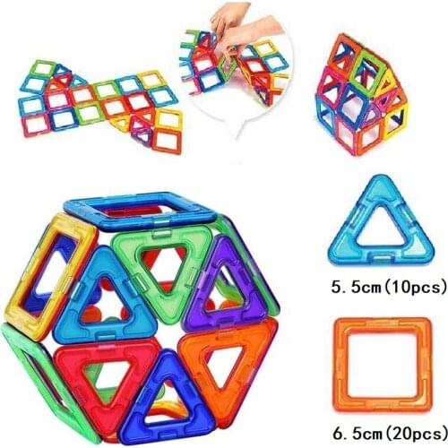 Magnetic Building Blocks Kids Educational Toys Plastic DIY Blocks toys For Children Kids Gift
