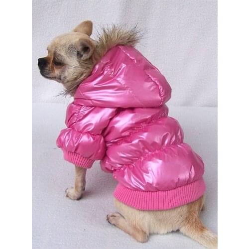 Promotion! Dog Clothes Super luxury dogs winter coat dogs windbreaker dog padding jacket