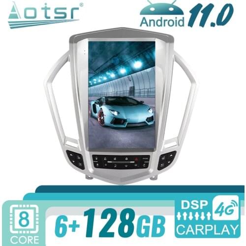 Android For Cadillac SRX 2008 2009 2010 2011 2012 Tesla Car Radio GPS Navigation Multimedia Video Player Stereo Audio Head Unit