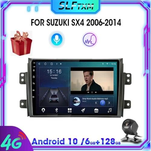 Android 10 2 din Car Radio Multimedia video Player Navigation GPS IPS Screen For Suzuki SX4 2006-2011 2012 2013 2 din FM Stereo