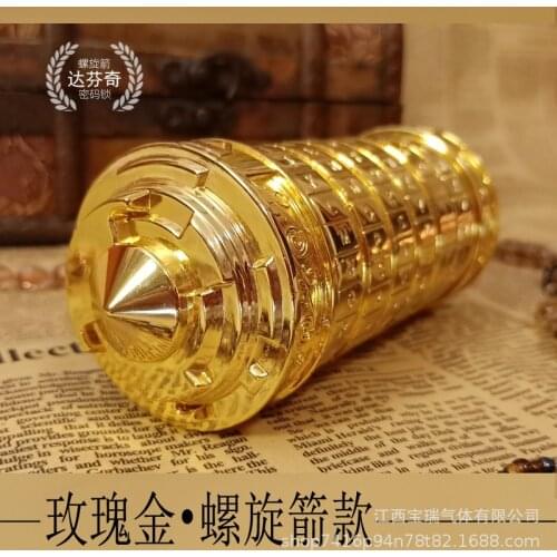 Da Vinci Lock Cipher Tube Mechanical Valentines Day Valentines Day Birthday Gift