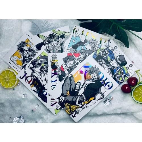 Cosmile JOJOS Bizarre Adventure Noriaki KUJO JOTARO Photo Cards Postcards paper creative gift limited cosplay C