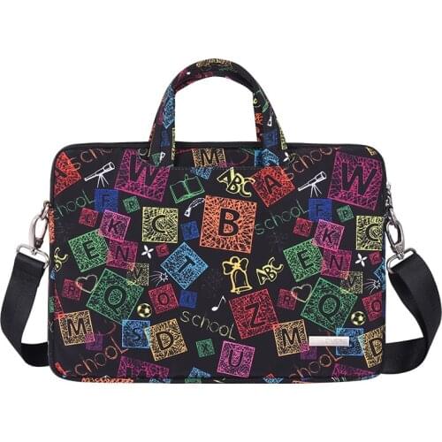 Canvas Laptop Shoulder Messenger Bag Notebook Case Cover Computer Briefcase for 13 14 15 inch MacBook Pro Air Retina HP DELL