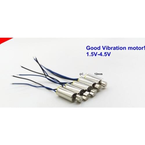 Good Vibration motor! 6*12mm Hollow cup machine Coreless Motor 612
