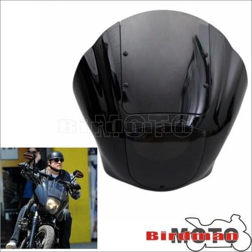 Motorcycle Quarter Headlight Fairing Windshield For Harley Sportster XL 883 1200 Dyna Street Bob Wide Glide Low Rider FXR Iron