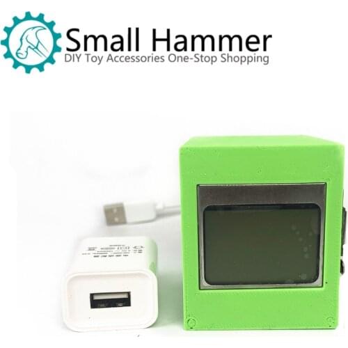 Small nail hammer IoT temperature and humidity nodemcu dht22 5110 display kit maker open