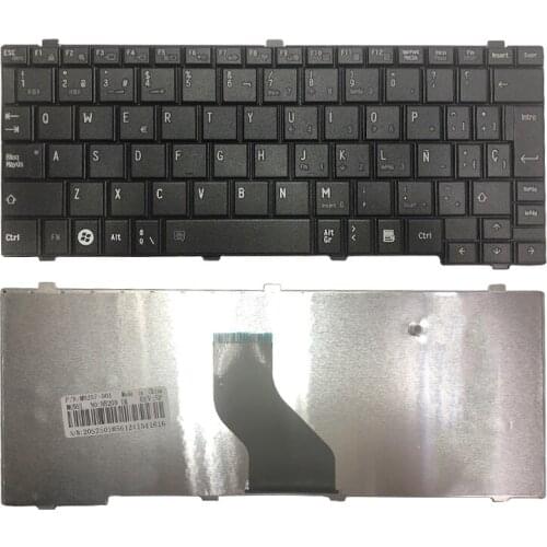 New SP Laptop Keyboard For TOSHIBA NB500 T110 NB200 NB201 NB202 NB205 NB255 NB250 Spanish Notebook Black Teclado