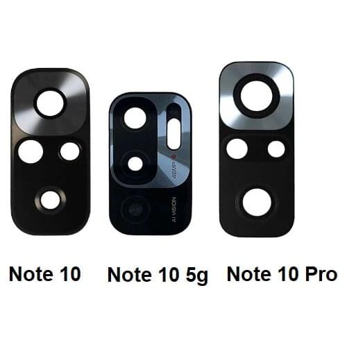 New For Xiaomi Redmi Note 10 Pro 5G Rear Camera Glass Lens Back Camera Glass With Glue Sticker Adhesive 2021