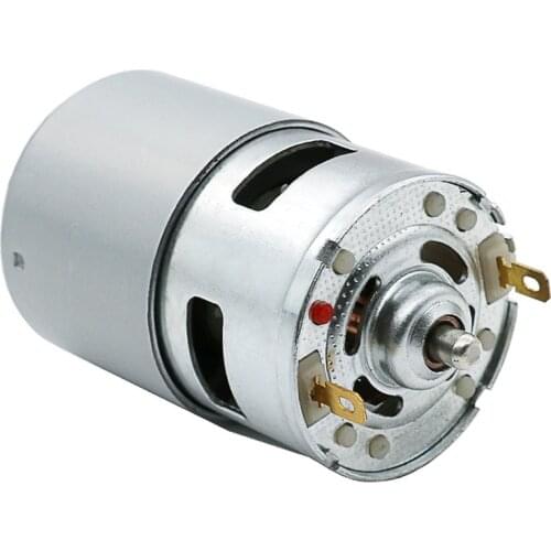New Arrived And High Quality 12V 12000RPM High-power DC Large Torque 775 Motor Ball Bearing Tools Low Noise AA