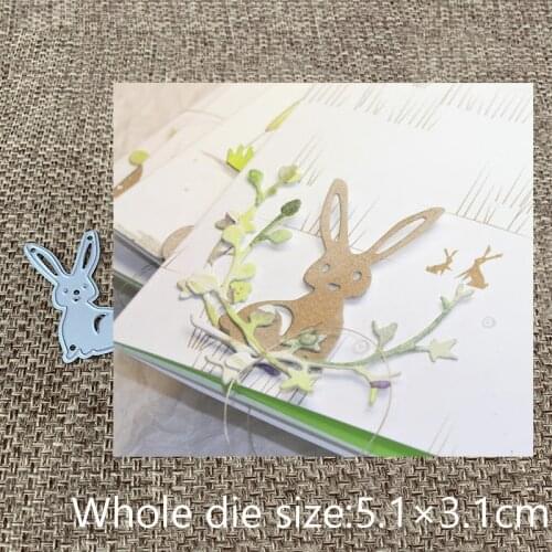 New Design Craft Metal Cutting Die cut die lovely bunny rabbit decoration scrapbooking Album Paper Card Craft Embossing Die Cuts