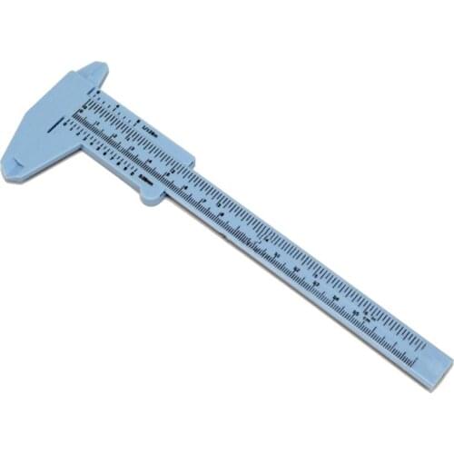 0-80mm/150mm 0.5mm Plastic Vernier Caliper Double Scale Measuring Tools Student Mini Tool Ruler DIY Model Making Woodworking