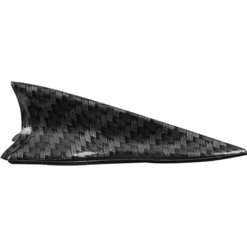 Stylish Carbon Fiber Shark Fin Wing Car Vehicle Roof Top Spoiler Decoration
