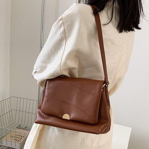 High Quality Pu Leather Crossbody Bags for Women Fashion Ladies Handbags Shoulder Bags Designer Female Tote Messenger Bags New