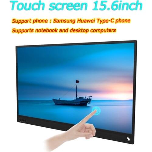 15.6inch Ultra-Slim 1080P Screen Display with Battery Type-C Phone Monitor HDMI for Switch/XBOX/PS4 Laptop