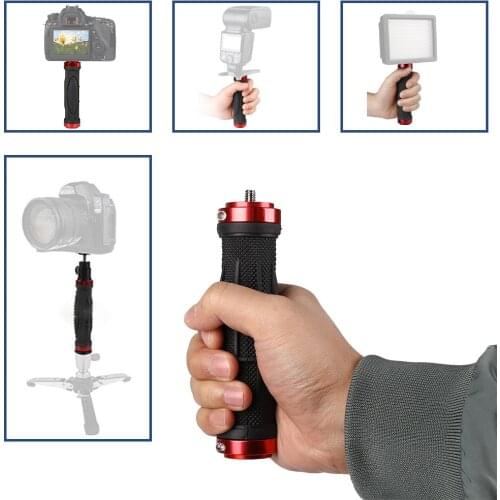 Universal Handheld Bar Holder Grip 1/4" Screw for Stabilizer Gimbal DSLR SLR Camera Hot Shoe Mount Handle for Gopro Smarphones