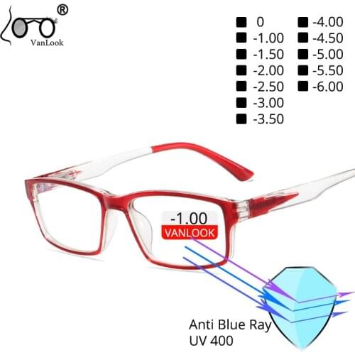 Vanlook Women Blue Light Blocking Glasses For Myopia Computer Glasses Spectacle Frames For Men Spring Hinge Eyeglasses