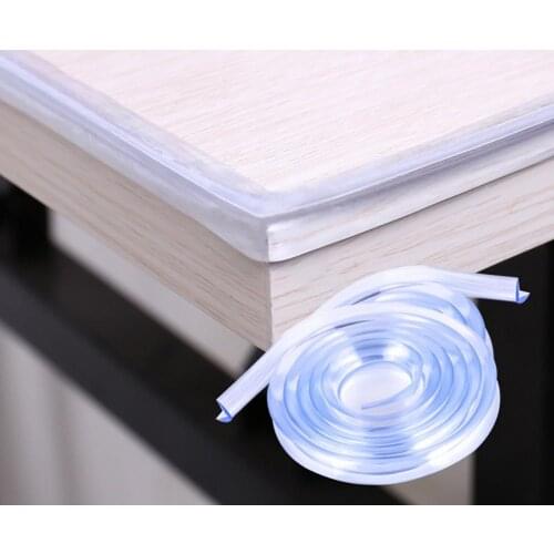 1m Baby Kids Protector Table Furniture Corner Edge Silicone Cover Bumper Strip Protection from Children защита от детей