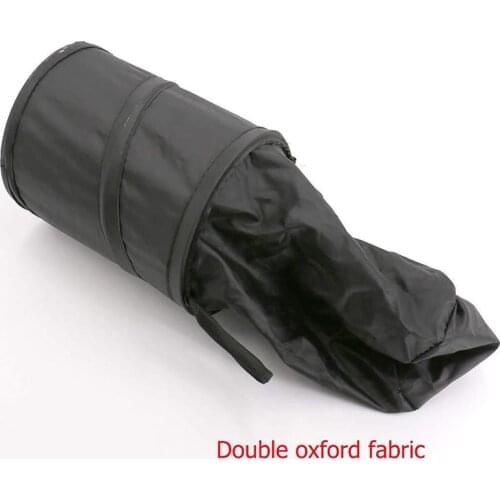 1Pc Black Car Trash Can Pack Bag Waterproof Car Trash Bag for Little Leak Proof Car Cooler Bag- Car Garbage Bag with Side Pocket