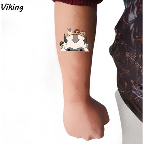 G1320 10/set Magic Story Temporary Tattoo Stickers Waterproof Tattoos For Women Man Arm Body Art Hand Foot Cartoon Sticker