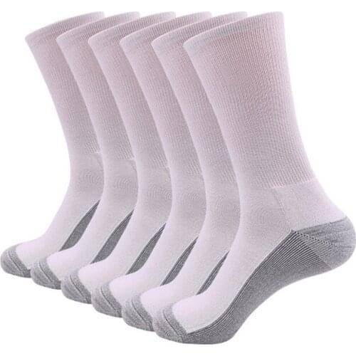 2021 New Terry-Loop Hosiery Mid-Calf Sports Trend Sweat-Absorbent Socks