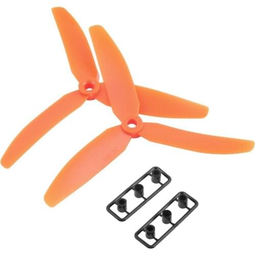 5030 3-Blades Direct Drive Propeller Prop CW/CCW for RC Airplane Aircraft (Orange)