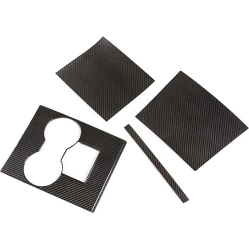 Carmon Interior Accessories real hard Carbon Fiber Center Console Cover Sticker For Tesla-Model 3
