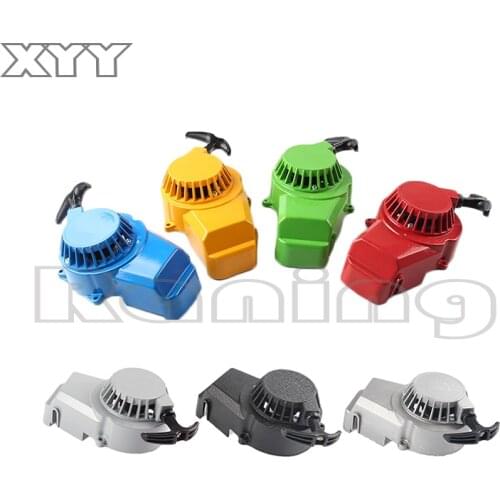 Aluminum Pull Start Recoil Starter Part For 2 Stroke 47cc 49cc Engine Pocket Bike Mini Moto Dirt Kids ATV Quad 4 Wheeler