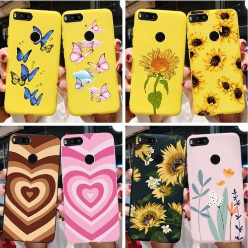 For Xiaomi Mi A1 Case Clear Silicon Soft Cute TPU Back Cover Phone Case For Xiaomi MiA1 A 1 Mi 5X Mi5X Xiomi Mi A1 Case Fundas