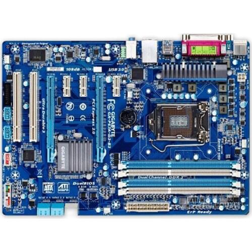 For Gigabyte GA-P67A-D3-B3 Original Used Desktop Motherboard P67A-D3-B3 P67 LGA 1155 i3 i5 i7 DDR3 32G SATA3 ATX