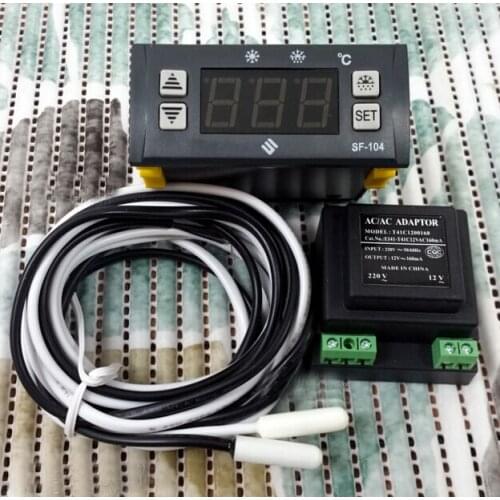 SF-104 Digital display temperature controller Electronic temperature regulator ,Thermostat